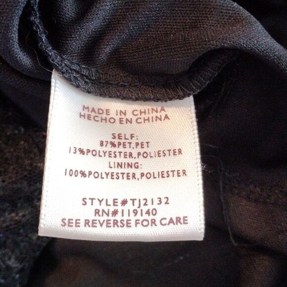 ISSI Sparkly Black Dressy Dress - Picture 8 of 10